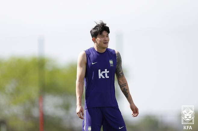 대한민국 축구 국가대표팀 수비수 김민재. /사진=대한축구협회 제공