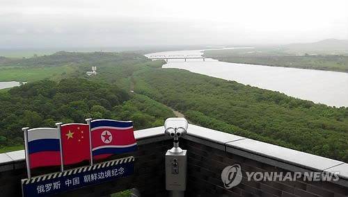 북중러 국경이 맞닿은 두만강 하구 [연합뉴스 자료사진. 재판매 및 DB금지]