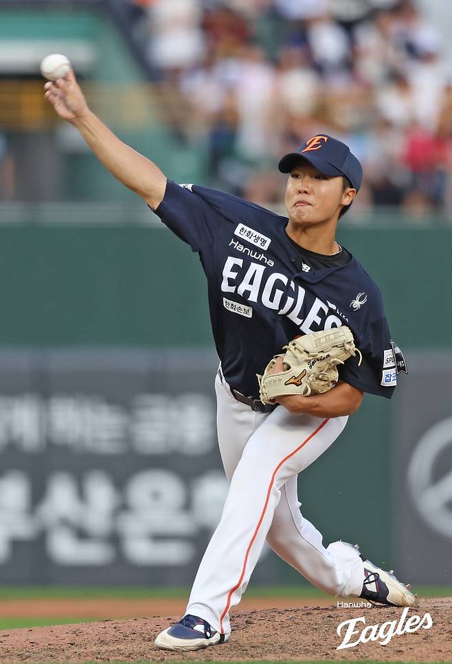 한화 정우주가 시즌 초반 부진을 털어내며 궤도에 오르고 있다. 사진제공｜한화 이글스