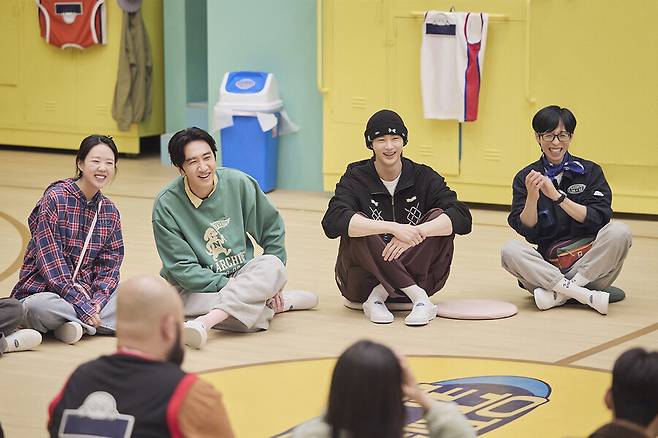 ▲ '유재석 캠프' 지예은, 이광수, 변우석, 유재석(왼쪽부터). 제공| 넷플릭스