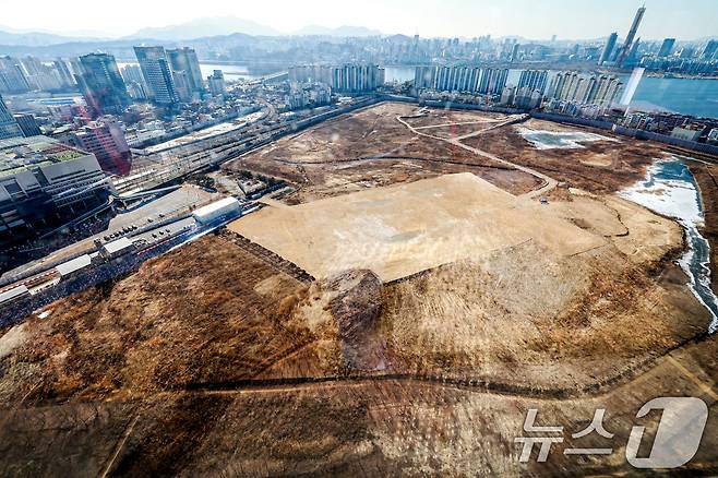서울 용산구 용산국제업무지구의 모습. 2026.1.29 ⓒ 뉴스1 이호윤 기자