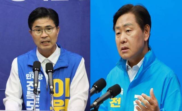 전북특별자치도지사 선거에 나선 민주당 이원택 후보와 무소속 김관영 후보(기호 순) ⓒ각 후보 캠프 제공