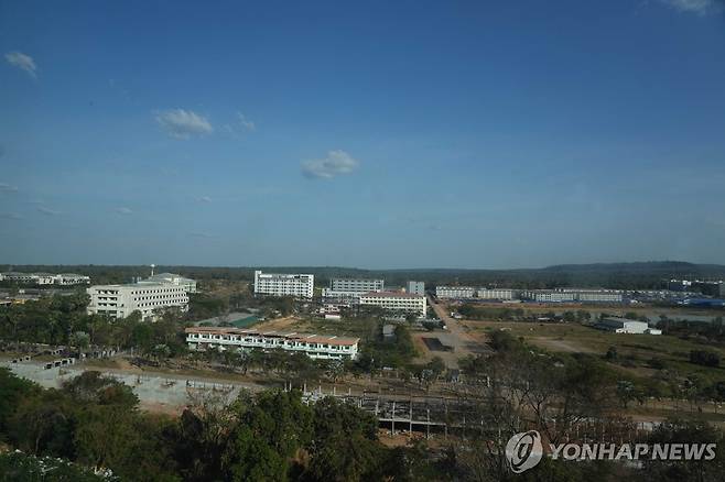 캄보디아 오스막 지역 범죄단지 전경 [AP 연합뉴스 자료사진. 재판매 및 DB 금지]