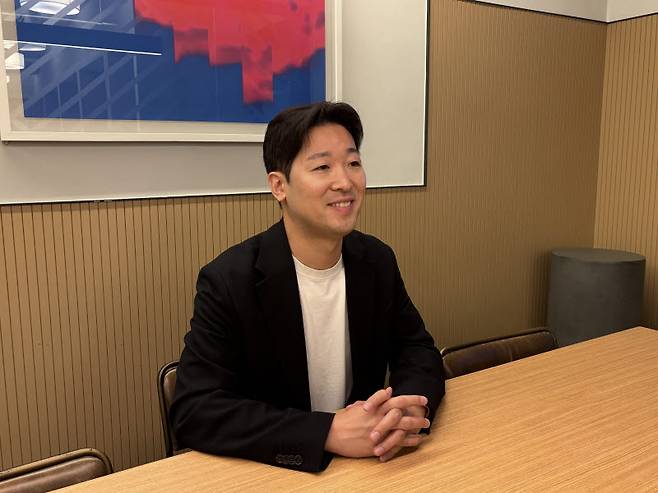 김용일 아바랩스(Ava Labs) 아시아 사업 총괄이 1일 진행한 이데일리와의 인터뷰에서 답변하고 있다. (사진=정윤영 기자)