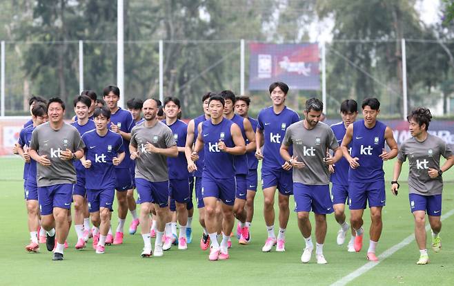 한국 축구 국가대표팀 공식 응원단 '붉은악마'가 2026 국제축구연맹(FIFA) 북중미 월드컵 경기 응원을 광화문광장에서 한다. 사진은 대한민국 축구 국가대표팀이 2026 북중미월드컵을 앞두고 지난 8일(현지시각) 멕시코 과달라하라 치바스 베르데 바예에서 훈련한 모습. /사진=스타뉴스
