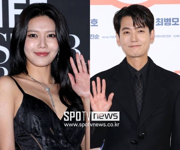 ▲ 그룹 소녀시대 겸 배우 수영(왼쪽)과 배우 정경호. ⓒ곽혜미 기자