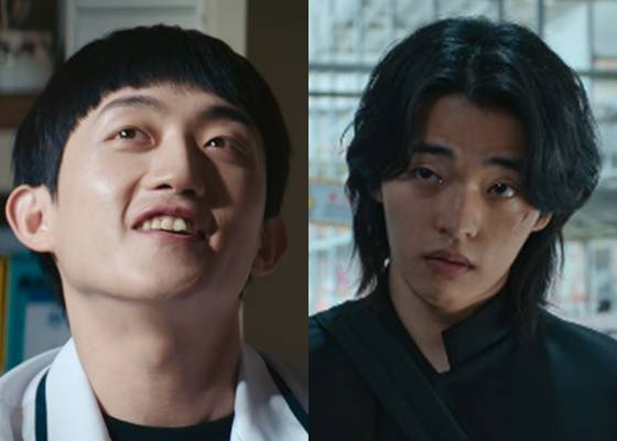 장요훈(왼쪽), 옥진욱/사진=넷플릭스 '참교육'