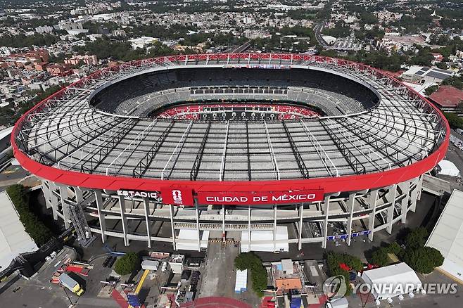 2026 FIFA 월드컵 개막전이 열리는 멕시코시티 스타디움 [EPA=연합뉴스]