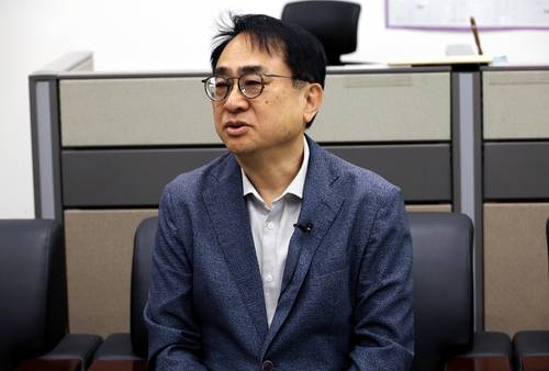 김신응 전 더불어민주당 충북도당 정책실장 [김형우 촬영]