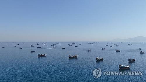 호르무즈 해협의 선박들.연합뉴즈 자료사진.