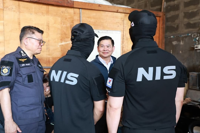 당시 작전 현장 장면. [국가정보원]