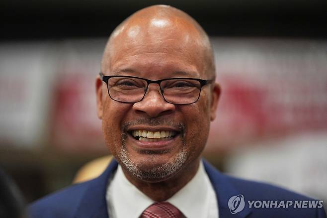 에런 포드 네바다 민주당 주지사 후보 [AP=연합뉴스. 재판매 및 DB 금지]