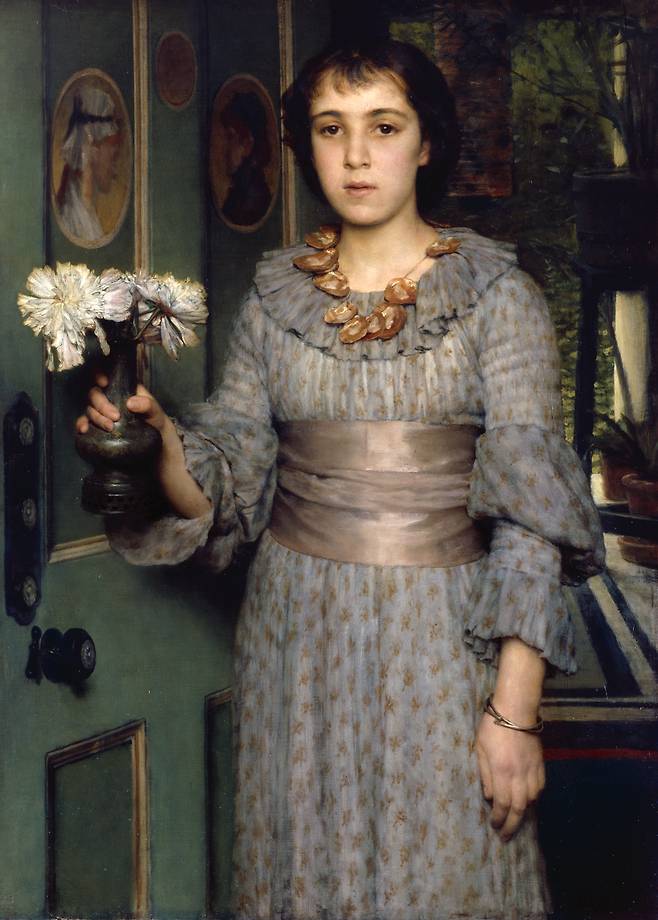 로렌스 알마 타데마, 미스 안나 알마 타데마(15세의 딸), 1883, 캔버스에 유채, 113x78.5cm, ART UK [Public Domain, commons.wikimedia.org]