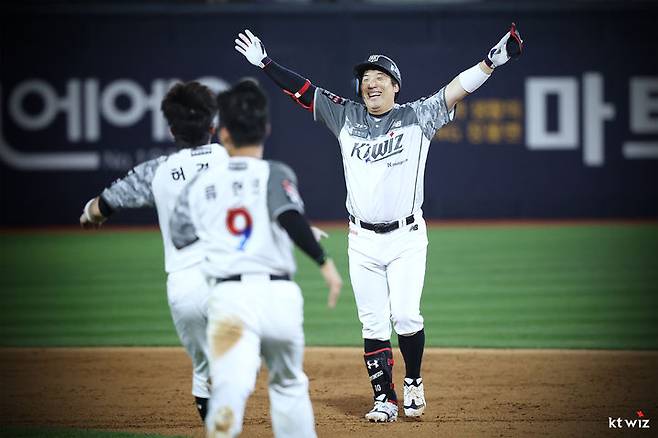 [서울=뉴시스] 프로야구 KT 위즈의 김현수. (사진 = KT 위즈 제공) *재판매 및 DB 금지