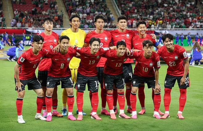 월드컵 1차전 한국 선발 라인업 (사포판[멕시코 할리스코주]=연합뉴스) 신준희 기자 2026.6.12     hama9@yna.co.kr <저작권자(c) 연합뉴스, 무단 전재-재배포, AI 학습 및 활용 금지>