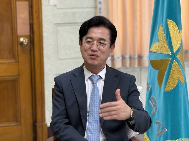 허태정 대전시장 당선인 [촬영 박주영]