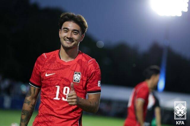 대한민국 축구대표팀이 12일 과달라하라 스타디움에서 열린 체코와의 2026 국제축구연맹(FIFA) 북중미 월드컵 A조 조별리그 1차전에서 2-1로 역전승을 거뒀다. 옌스 카스트로프는 이날 결장했다./대한축구협회 제공