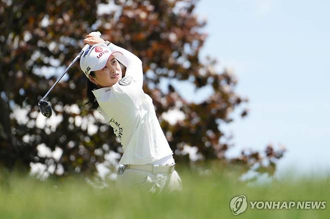티샷하는 최혜진 [Getty Images via AFP=연합뉴스]