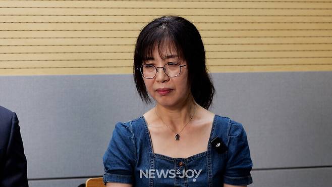 황귀현 씨는 담담한 어조로 이야기했지만 아이들 이야기가 나오자 감정을 숨기지 못했다. 뉴스앤조이 박시온