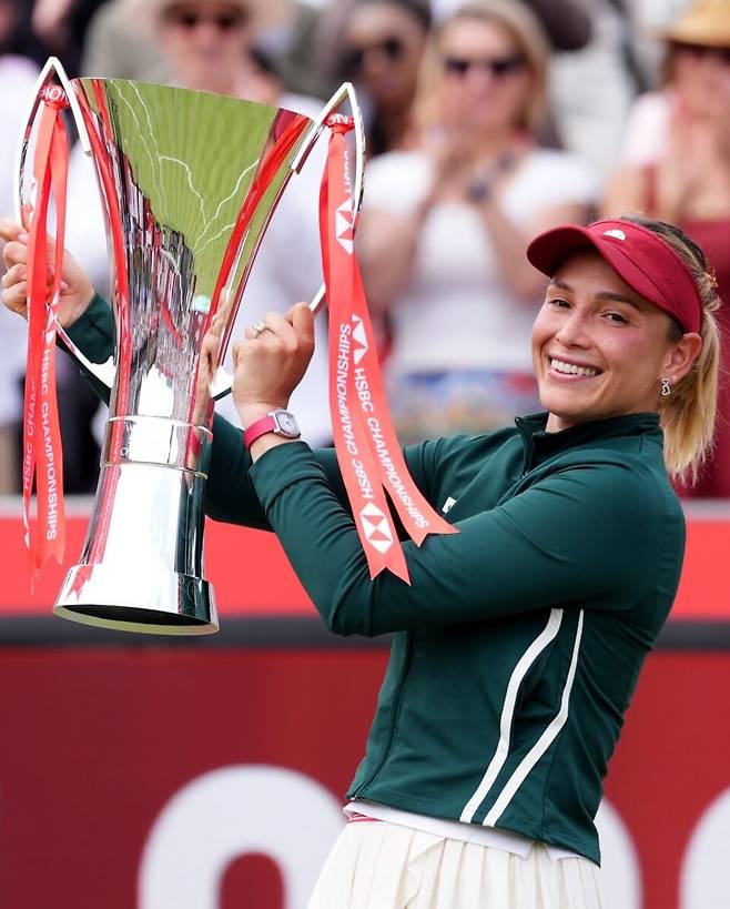 이렇게 좋을 수가. 챔피언 돈나 베키치. WTA 투어