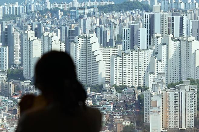 서울 동작구 일대 아파트 밀집지역 모습. 뉴시스