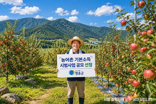 청송군 농어촌 기본소득 시범사업 선정 홍보 AI 이미지&nbsp;ⓒ청송군 제공