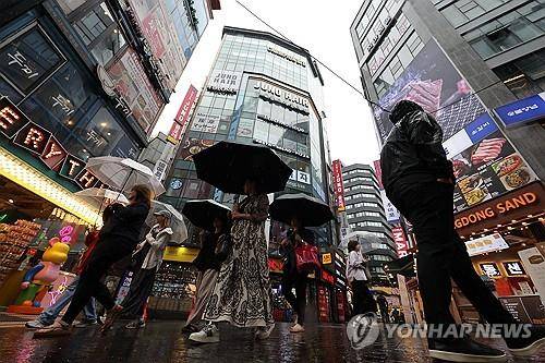 명동 거리 [연합뉴스 자료사진]
