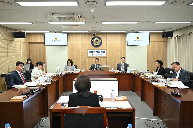 세종시의회 교육안전위원회가 10일 제106회 임시회에서 세종시교육비특별회계 2026년 제1회 추가경정예산안을 예비 심사했다. (사진=세종시의회 제공)