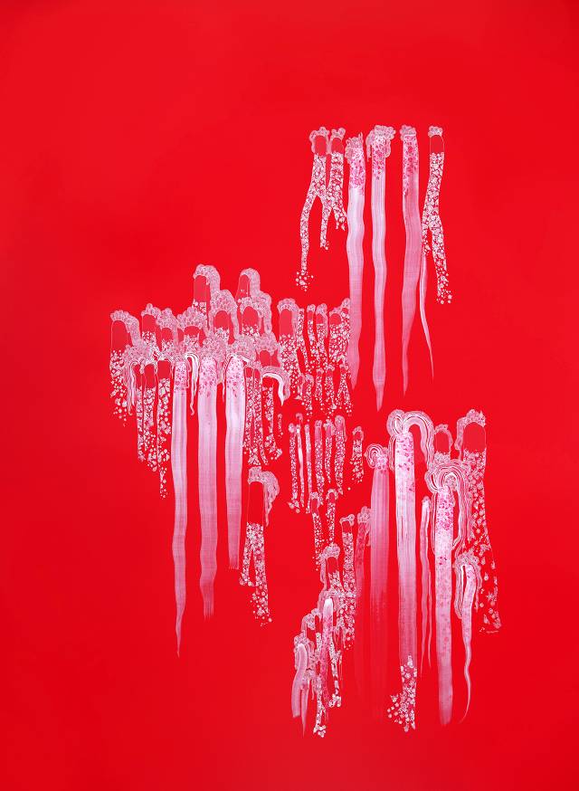 이성재, 파뿌리 드로잉 단 no.2, 2022. 리앤배 제공