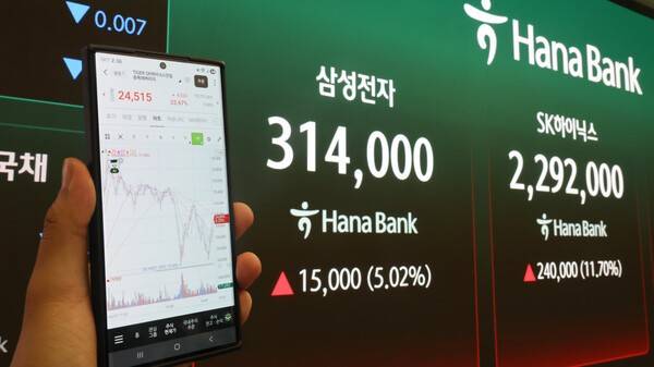 지난 5월 27일 거래되고 있는 SK하이닉스&nbsp;단일종목&nbsp;레버리지 ETF 화면. [출처= 연합]