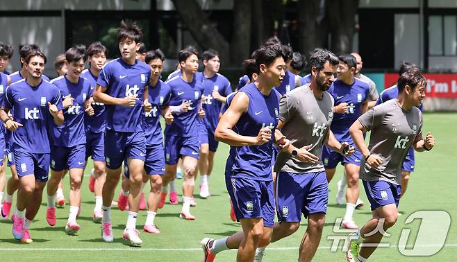 2026 북중미 월드컵에 출전하는 대한민국 축구 국가대표팀 선수들. ⓒ 뉴스1 임세영 기자