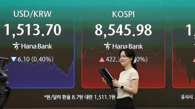 외국인 투자자의 코스피 시장 순매도세가 25거래일 만에 멈췄다.[사진｜뉴시스]