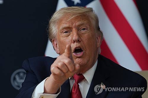 트럼프 대통령 [AP=연합뉴스. 재판매 및 DB 금지]