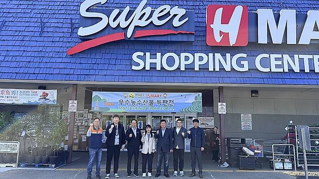 전남식품수출협회는 지난 4월 전남도와 함께 미국 H마트에서 ‘우수 농수산물 특판전’을 개최했다. 전남식품수출협회 제공