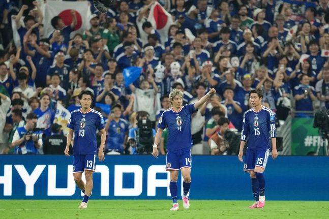 일본 축구대표팀. ⓒ 뉴시스