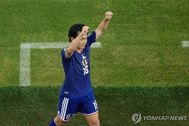 2골 1도움으로 맹활약한 우에다 아야세 [AP=연합뉴스]