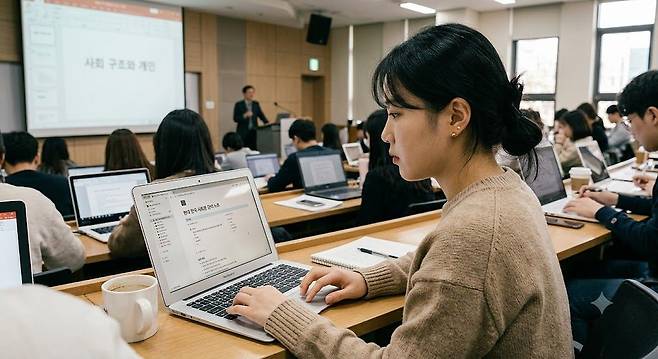 노션 설문조사에 따르면 10~24세 중 76.%가 업무에서 AI 도구를 활용한다고 밝혔다. 전 세계 노션 학생 계정 중 한국 학교는 상위 20개 중 6곳이다. 이미지 AI 생성