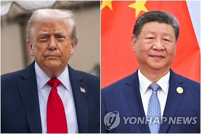 트럼프 미국 대통령(왼쪽)과 시진핑 중국 국가주석 [UPI·타스=연합뉴스 자료사진. 재판매 및 DB 금지]