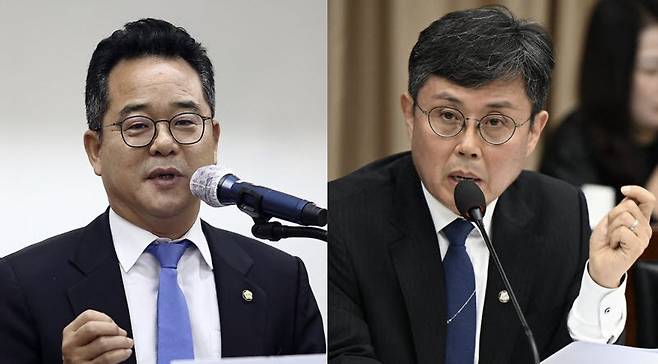 더불어민주당 민병덕(왼쪽), 안도걸 의원 모습. (사진=의원실)