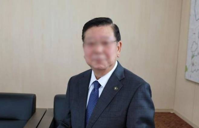 취임 약 두 달만에 사망한 일본 아바라키현 시모츠마시의 스도 도요지 시장(67). 시모츠마시 공식 사이트 캡처