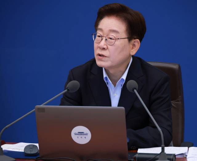▲이재명 대통령이 23일 청와대에서 열린 국무회의 겸 비상경제점검회의에서 발언하고 있다. ⓒ연합뉴스