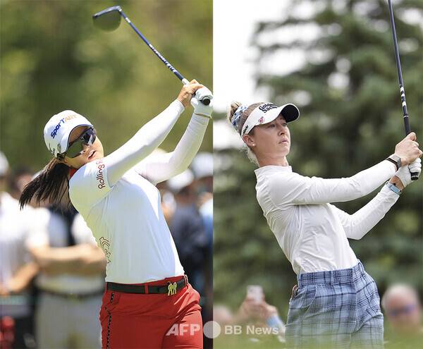 2026년 미국여자프로골프(LPGA) 투어 메이저 골프대회 KPMG 위민스 PGA챔피언십에 출전하는 김세영 프로, 넬리 코다(미국). 사진제공=ⓒAFPBBNews = News1 (사진을 무단으로 사용하지 마십시오.)