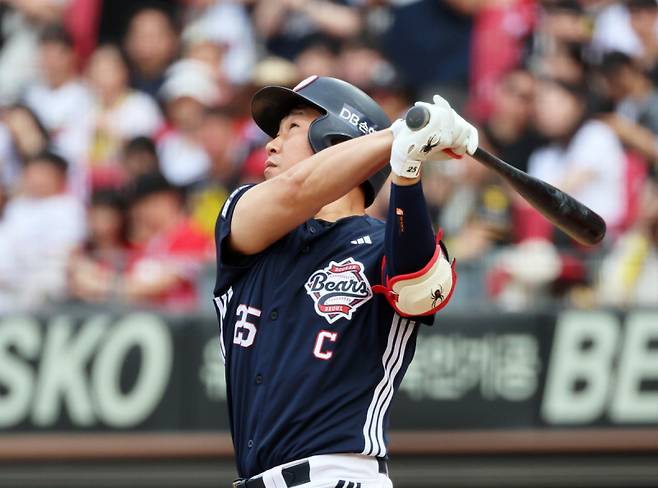 2026 신한 SOL KBO 올스타전 최다 득표의 영예를 안은 두산 포수 양의지. 연합뉴스