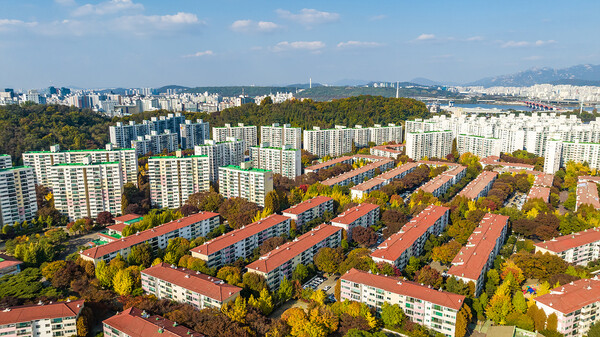 하반기 최대 격전지로 꼽히는 목동 재건축 일대 전경. [양천구 제공]