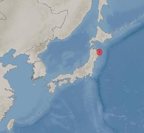 日혼슈 북부 아오모리현서 규모 7.2 지진 [기상청 제공]