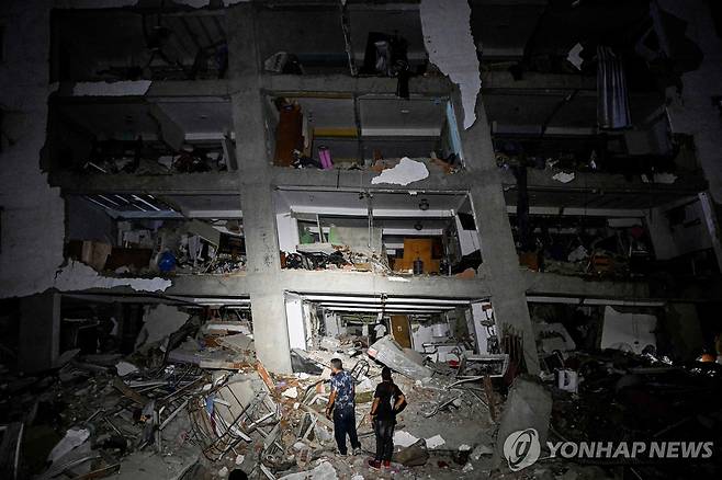베네수엘라 지진 [AFP=연합뉴스. 재판매 및 DB 금지]