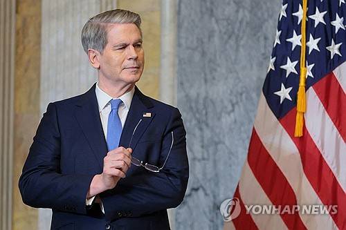 스콧 베선트 미국 재무부 장관[연합뉴스 사진 제공]