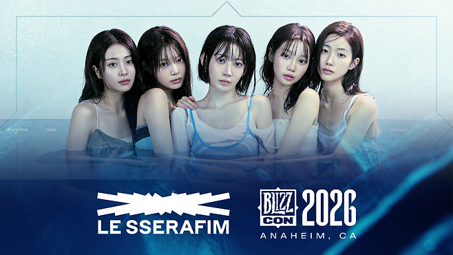 르세라핌이 3년 만에 다시 '블리즈컨' 무대에 선다(제공=블리자드엔터테인먼트).