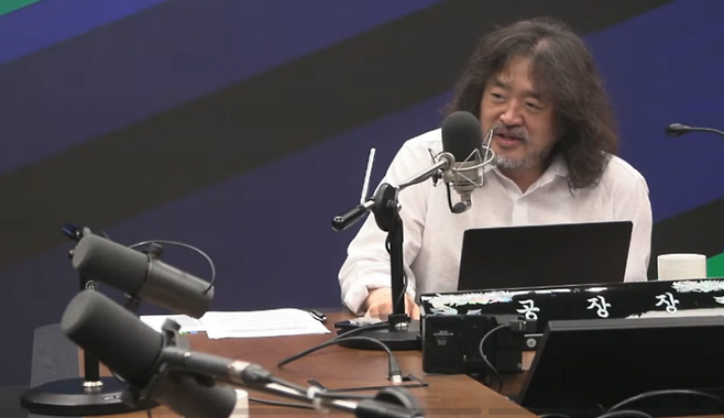김어준 뉴스공장 대표. (유튜브 캡처)