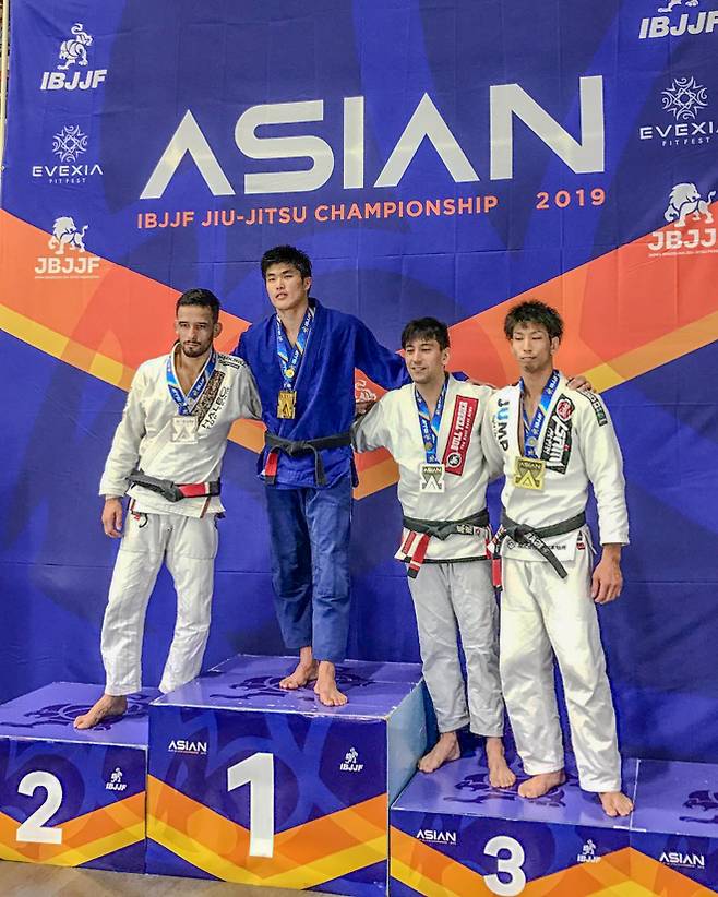 조영승은 2015·2018·2019년 제7·10·11회 국제브라질주짓수연맹 아시아선수권대회 금메달리스트다. 사진@joe.ys